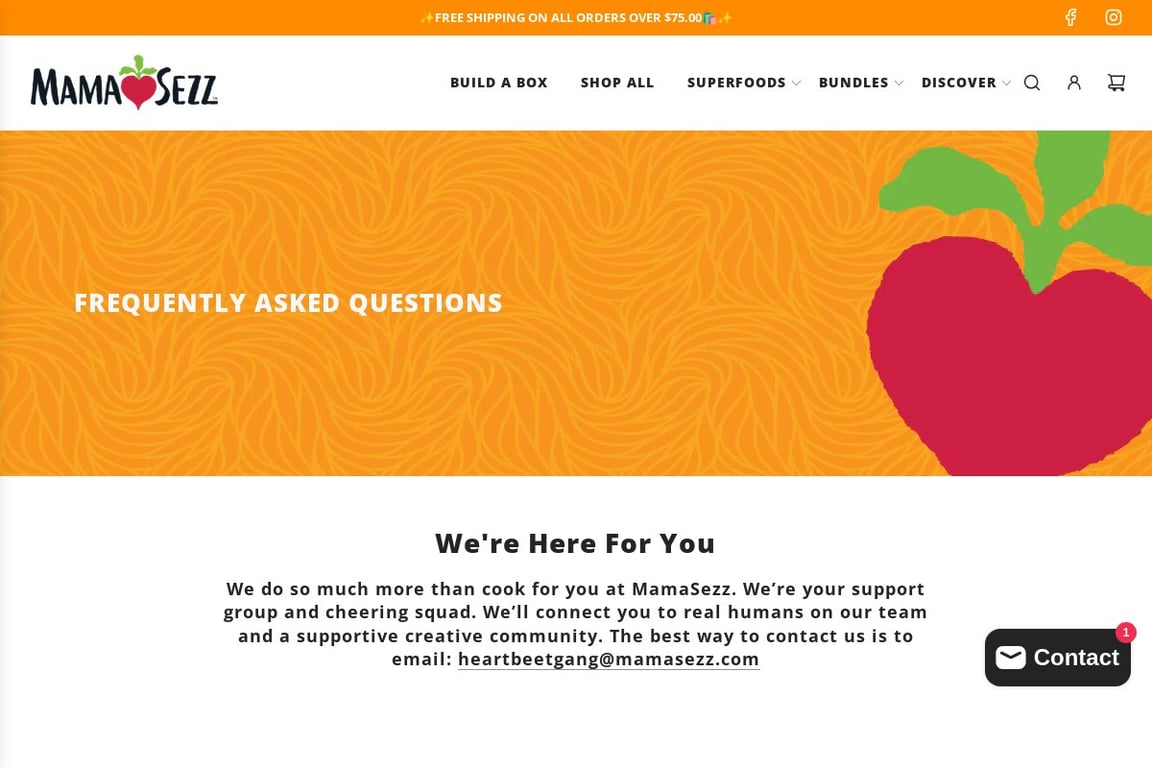 MamaSezz affiliate program signup page