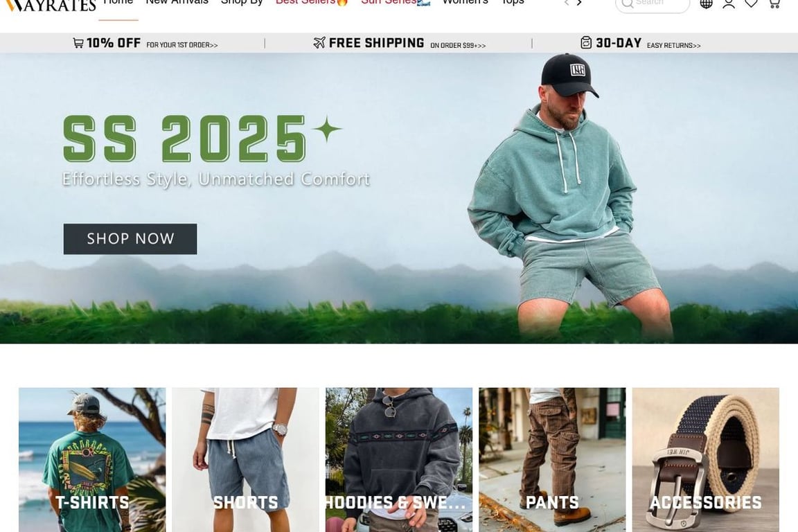 Wayrates homepage