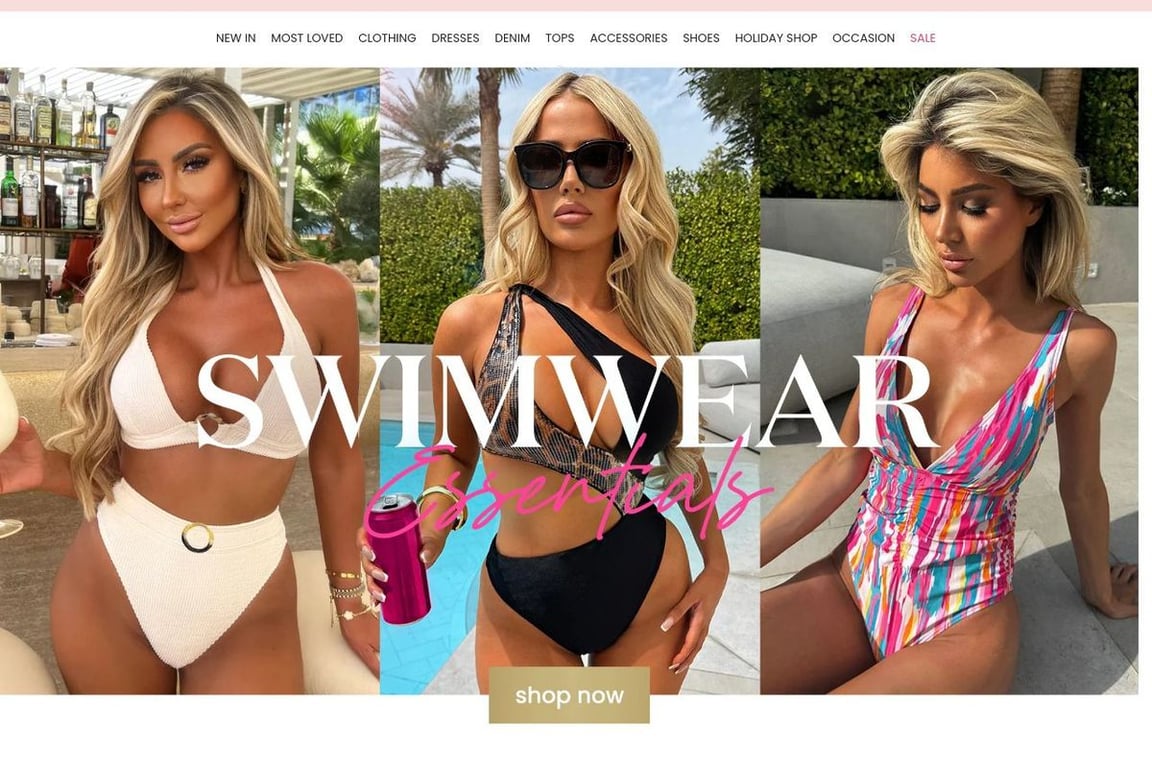 Pink Boutique homepage