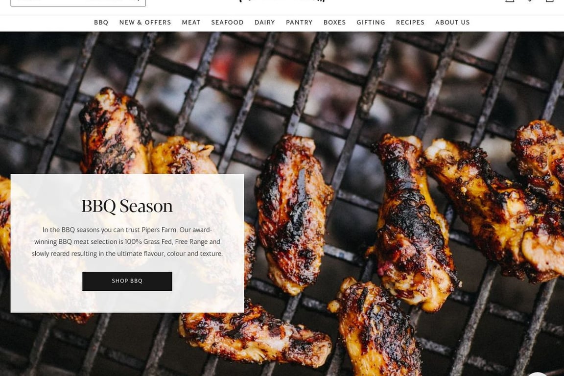 Pipers Farm homepage