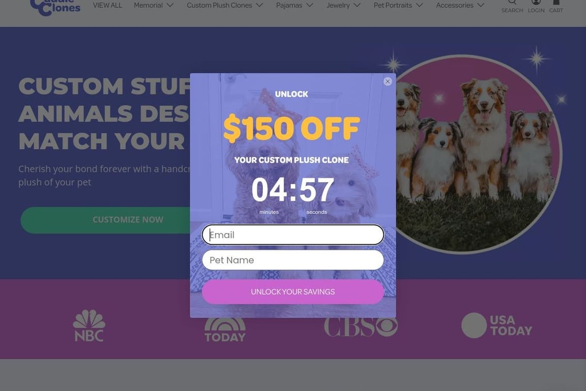 Cuddle Clones Preferred homepage