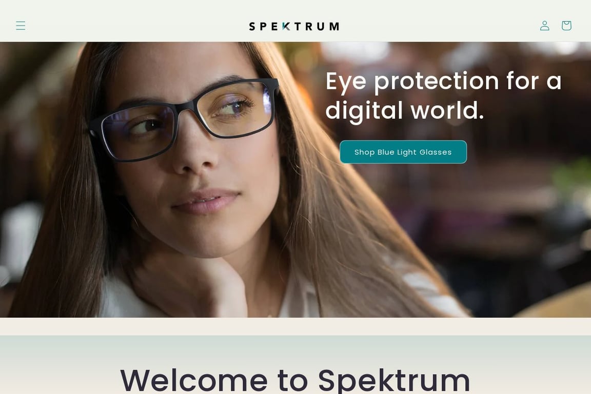 Spektrum Glasses homepage