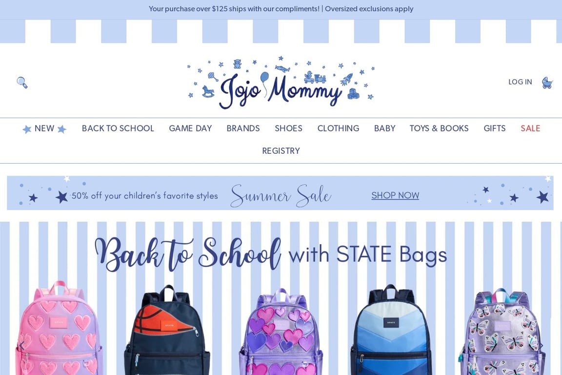 JoJo Mommy homepage