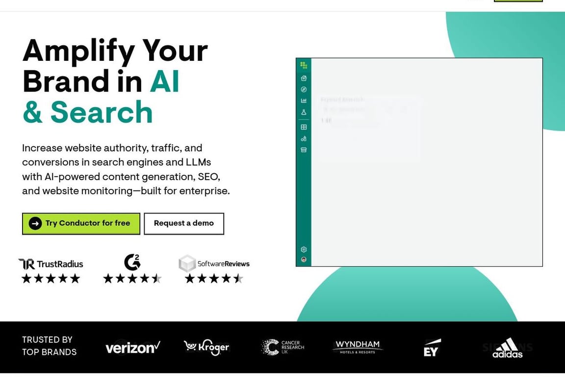 Searchmetrics homepage