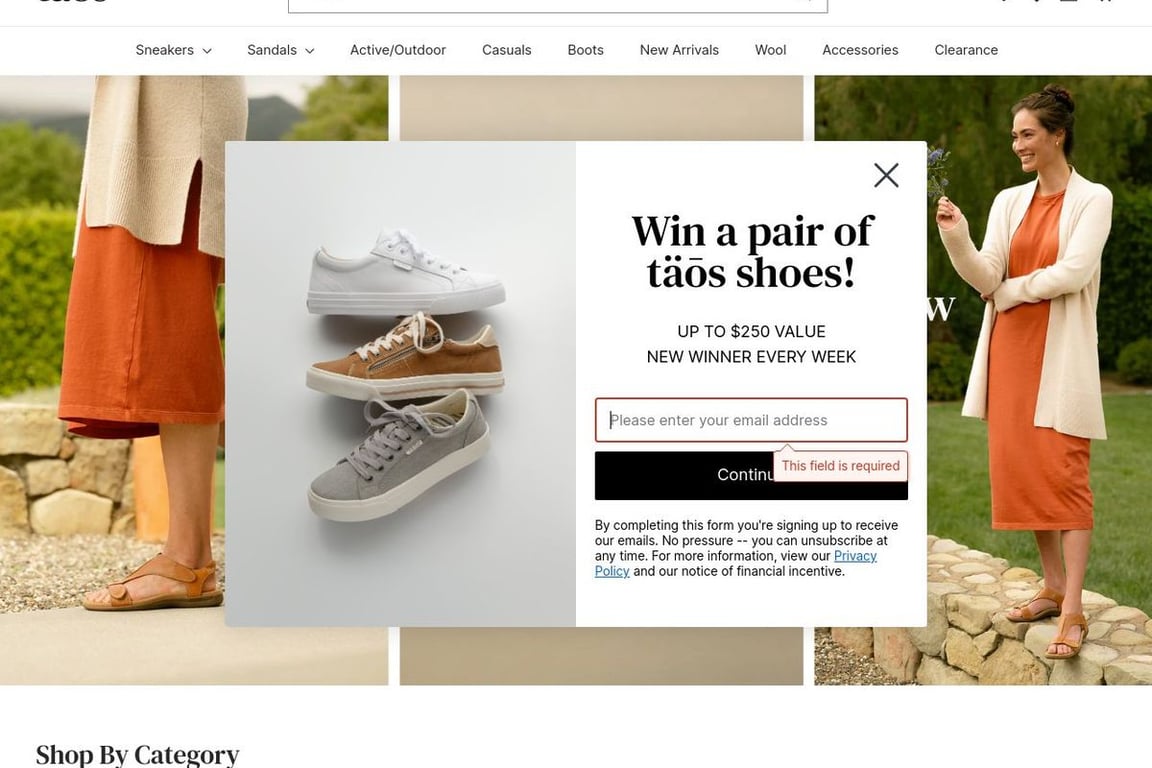Taos homepage