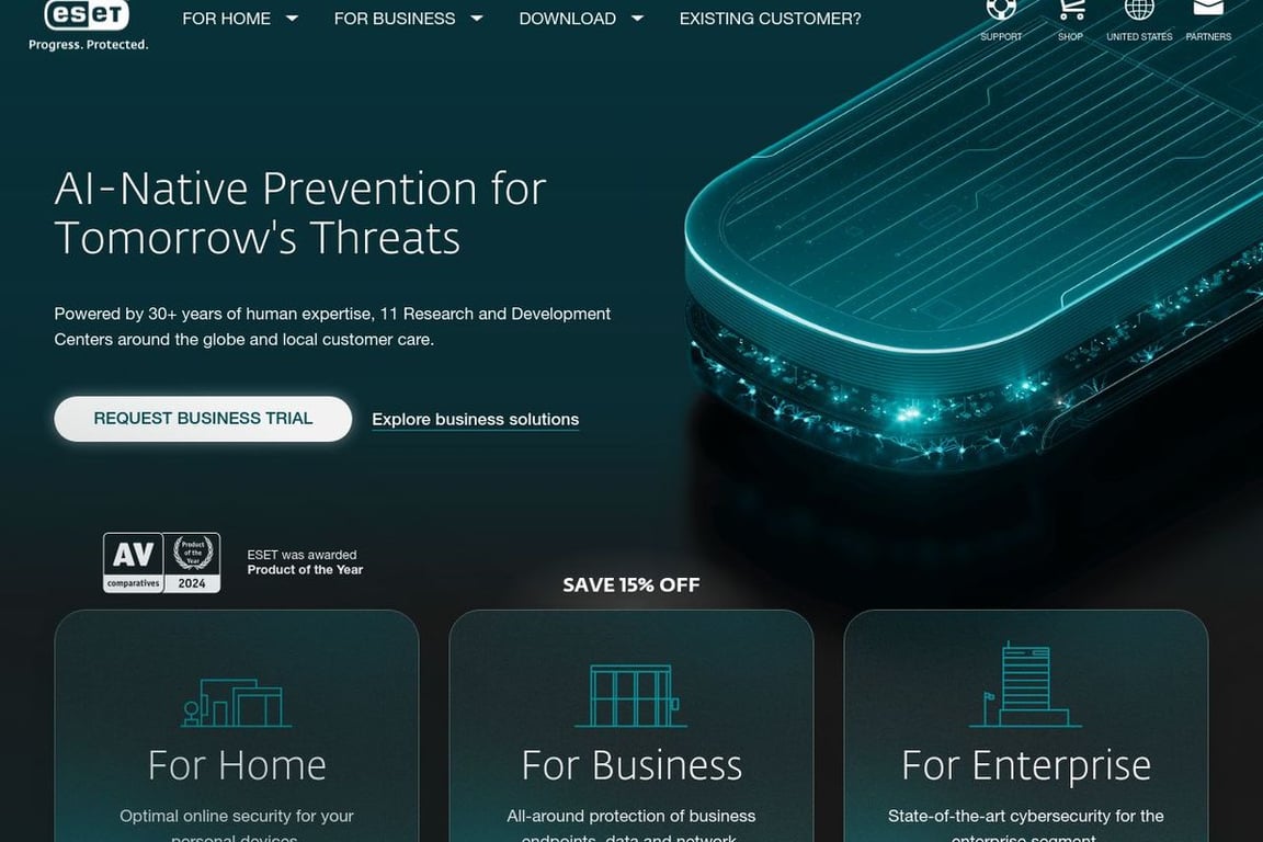 Eset homepage