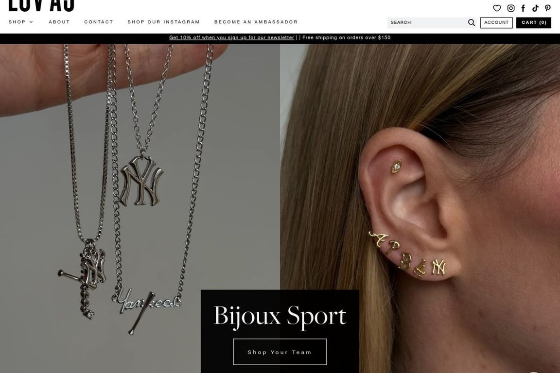 LUV AJ homepage