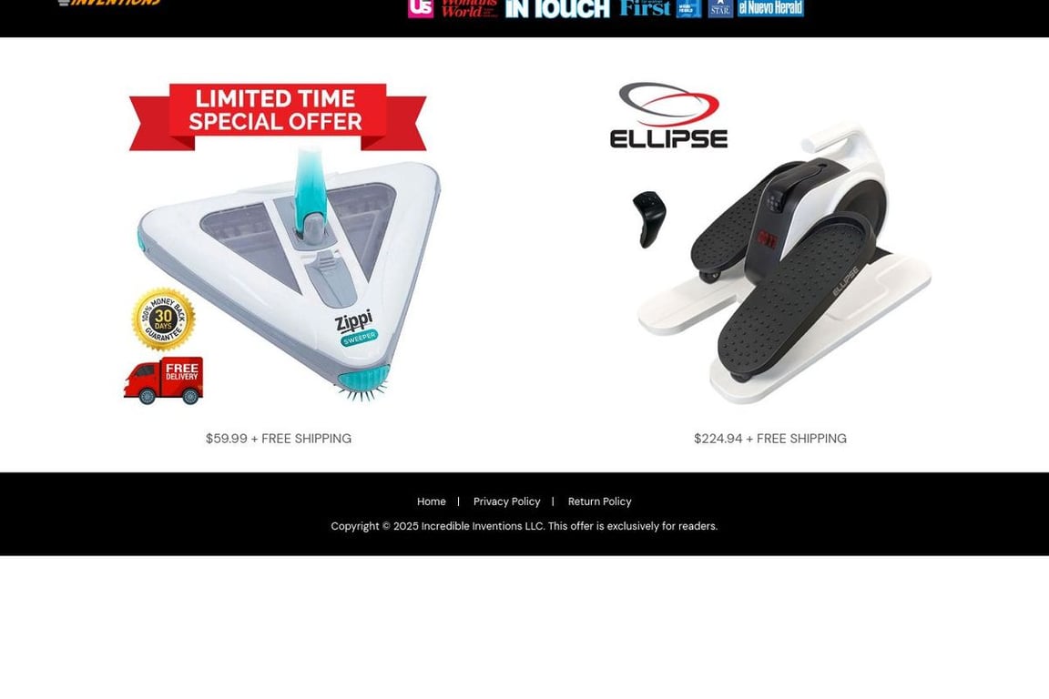 Incredible Inventions homepage