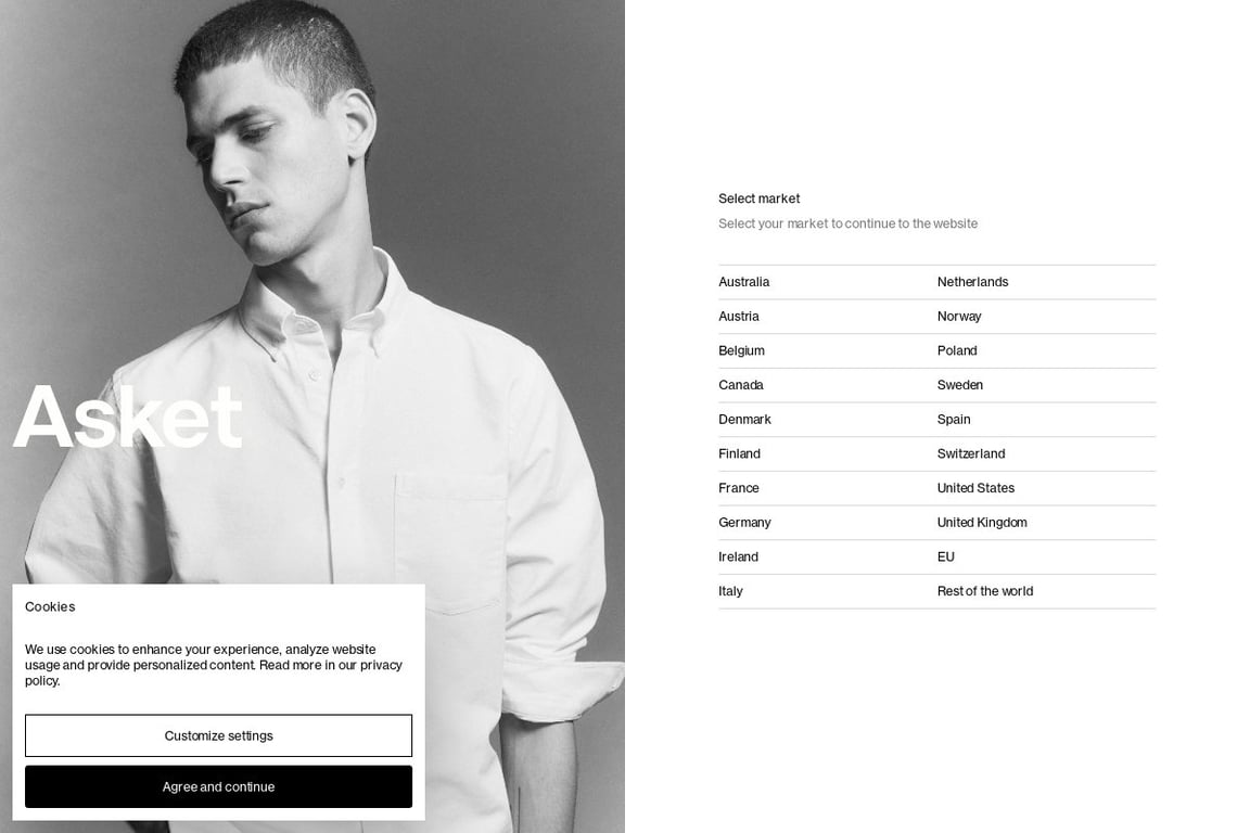 ASKET homepage