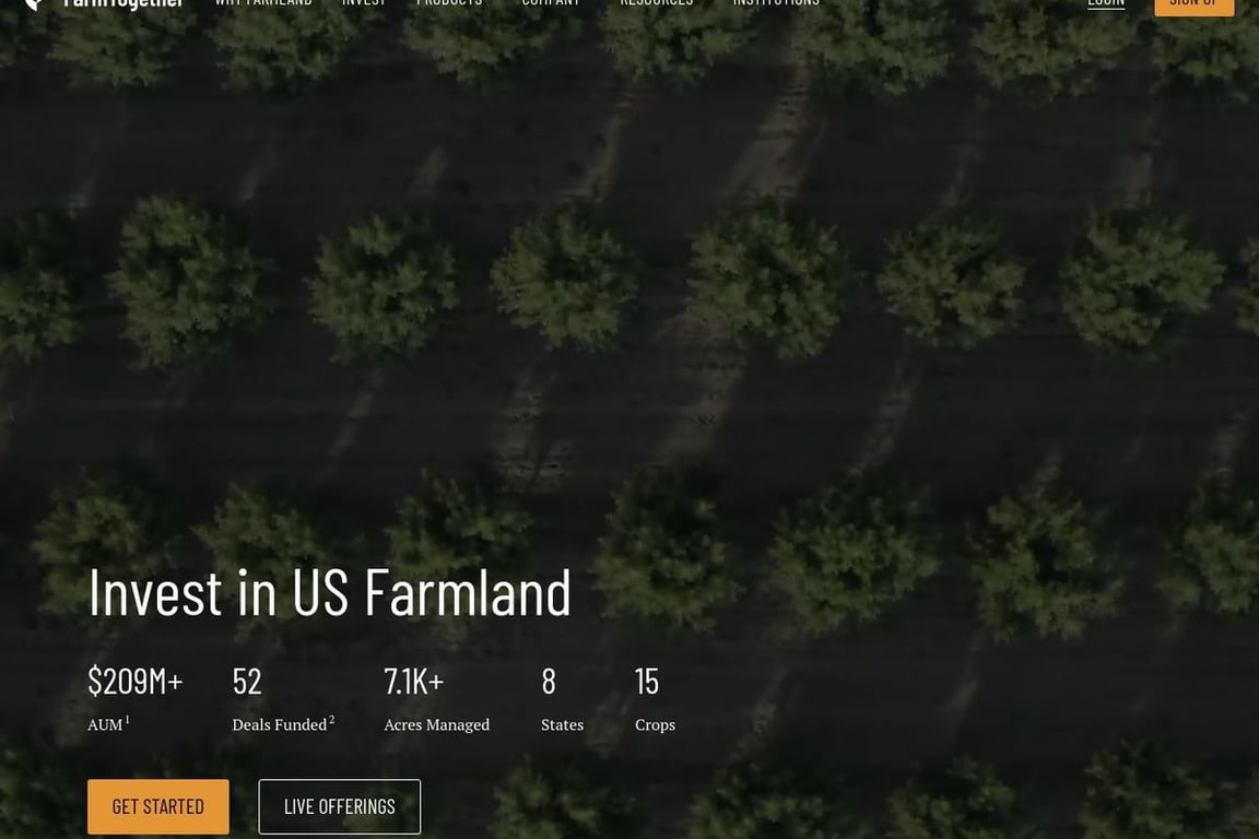 FarmTogether homepage