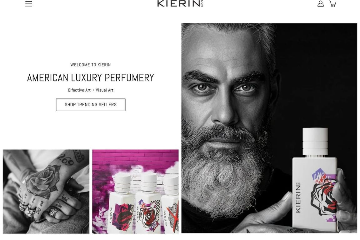 KIERIN NYC homepage