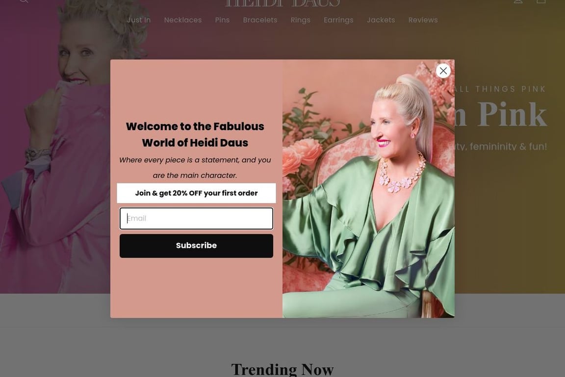 Heidi Daus Designs homepage