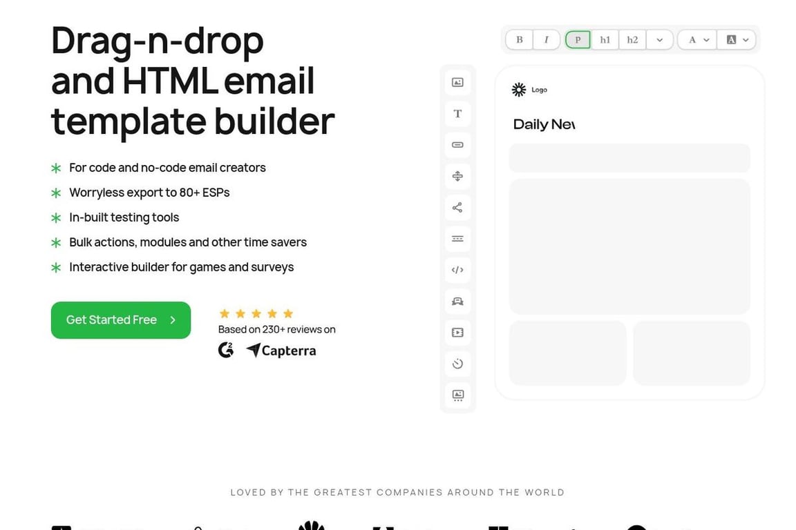 Stripo homepage
