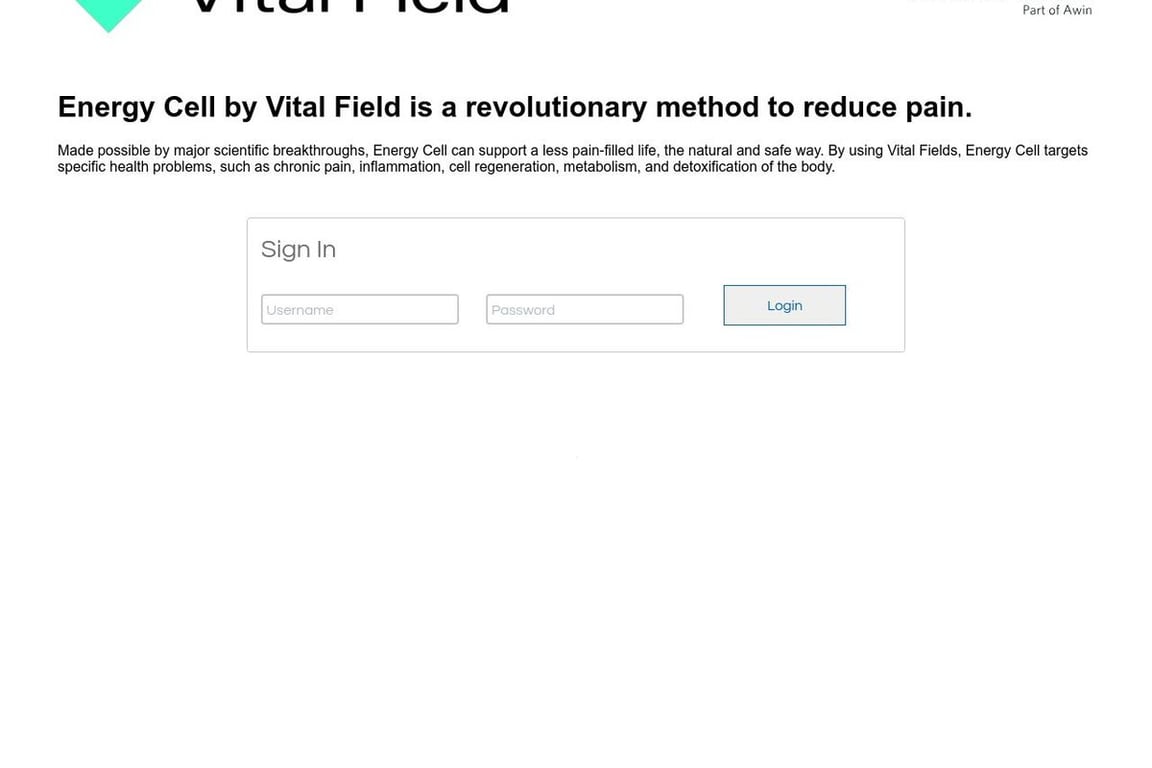 Vital Field affiliate program signup page
