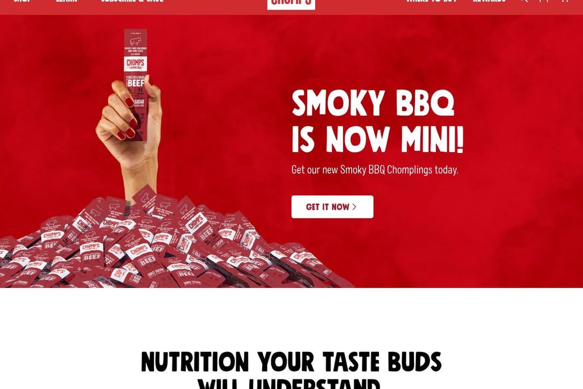 Chomps homepage