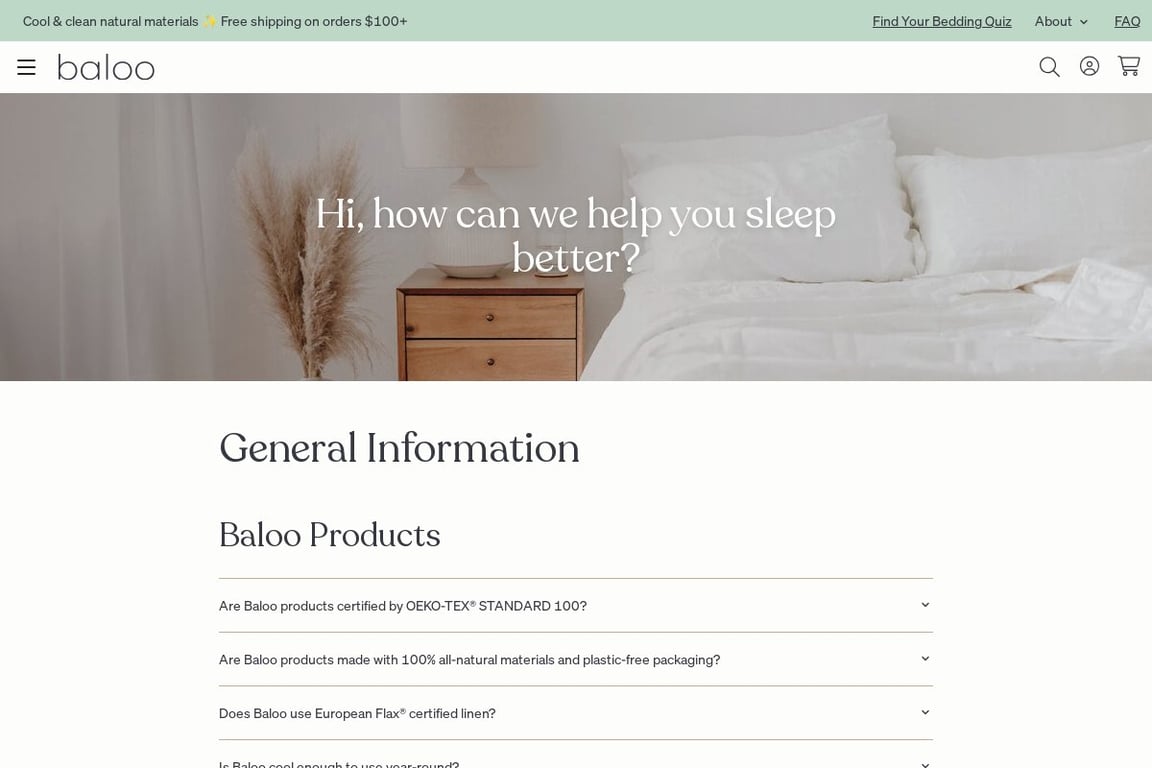 Baloo Living affiliate program signup page