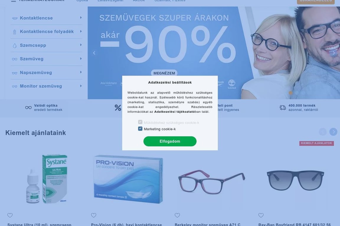 EOptika homepage