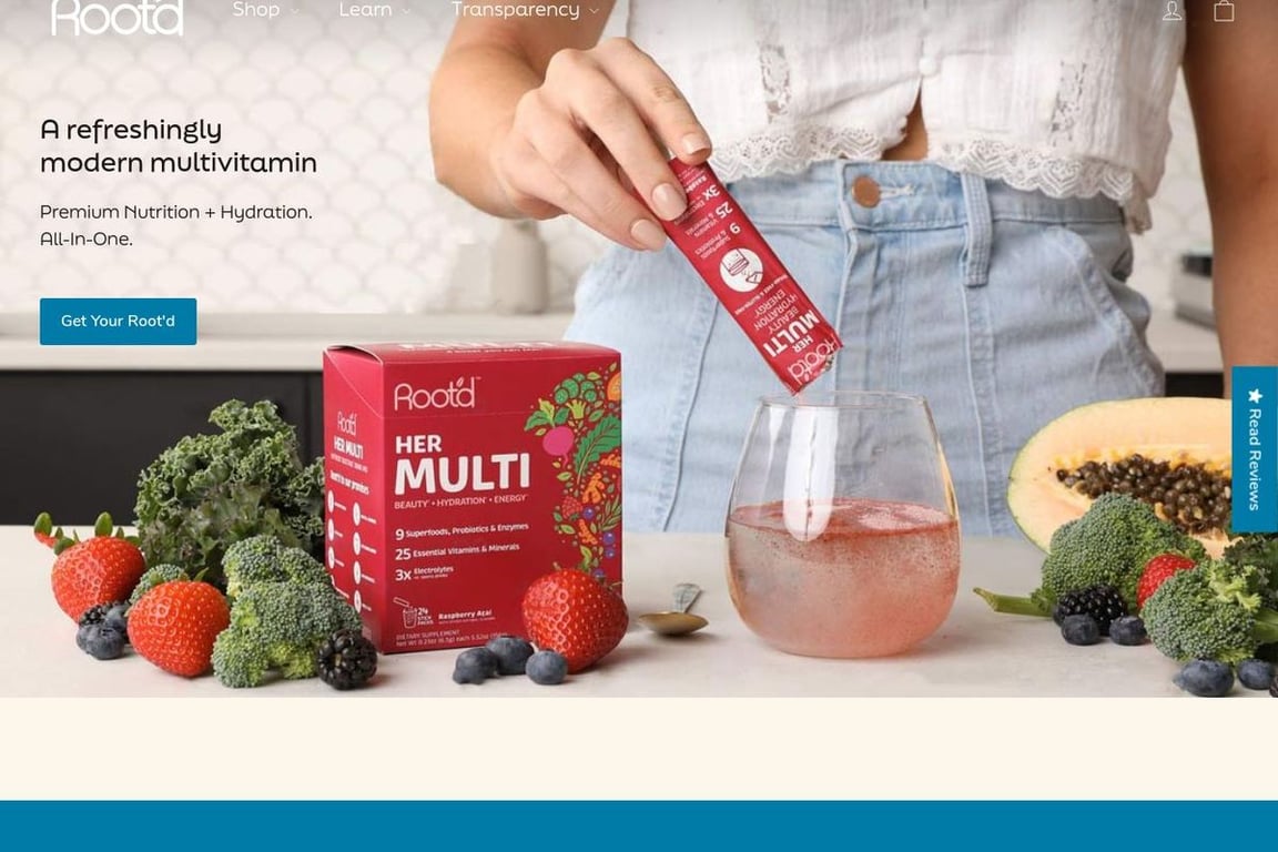 Root’d homepage