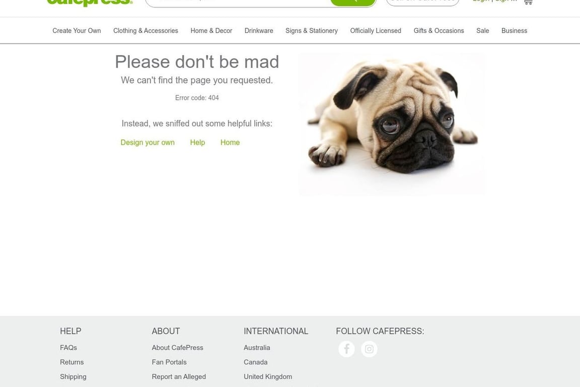 CafePress affiliate program signup page