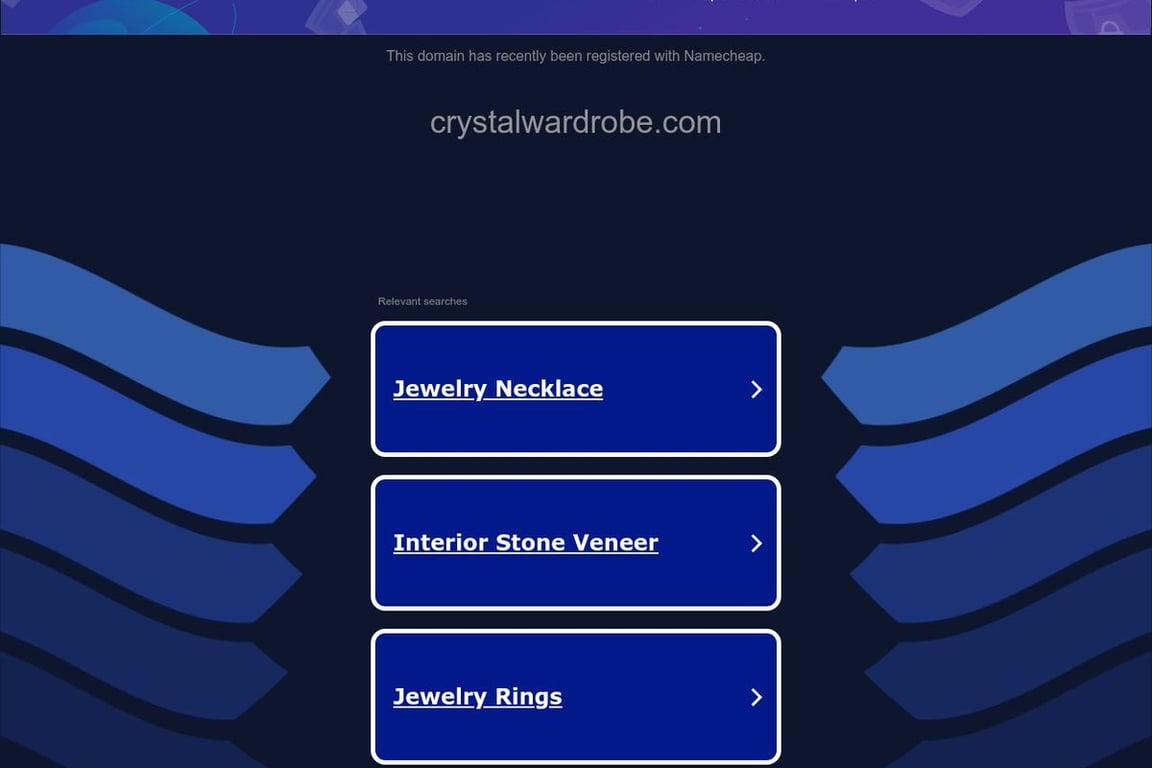 Crystal Wardrobe homepage
