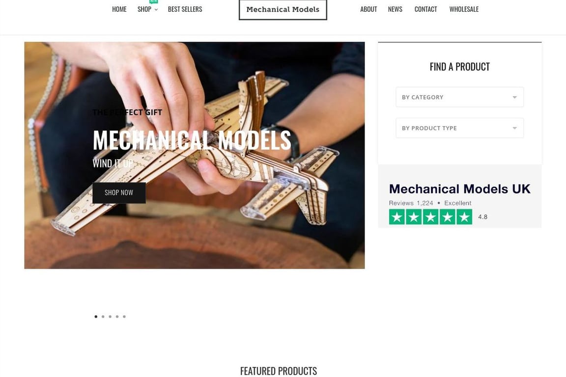 Mechanical Models UK homepage