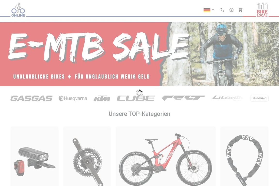 ebikes4you homepage