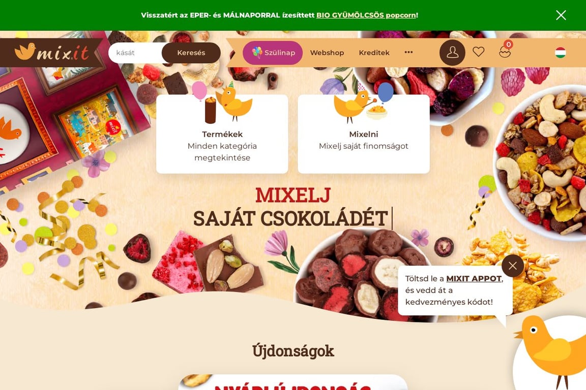 MIXIT homepage