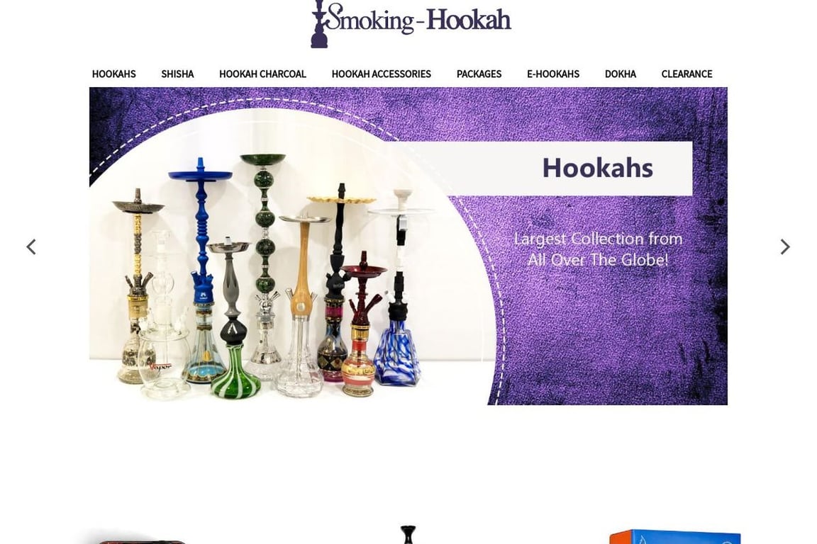 Www.smoking-hookah.com homepage