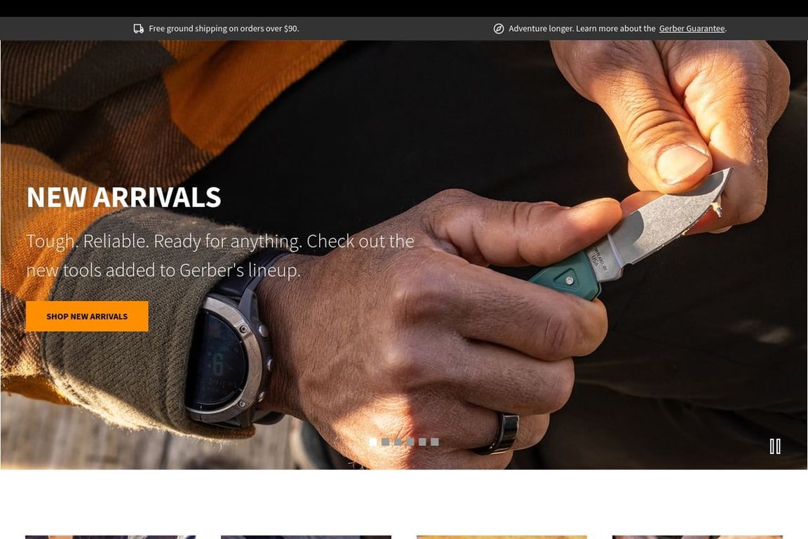 Gerber Gear homepage