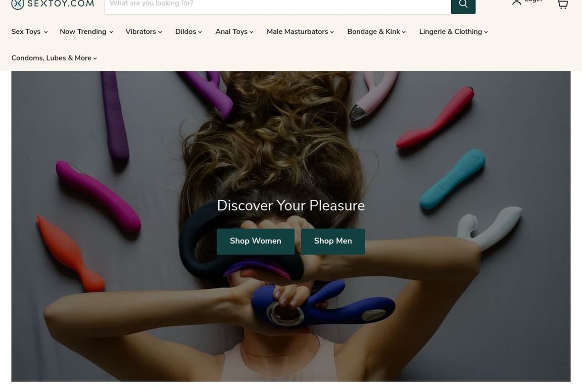 Sextoy.com homepage