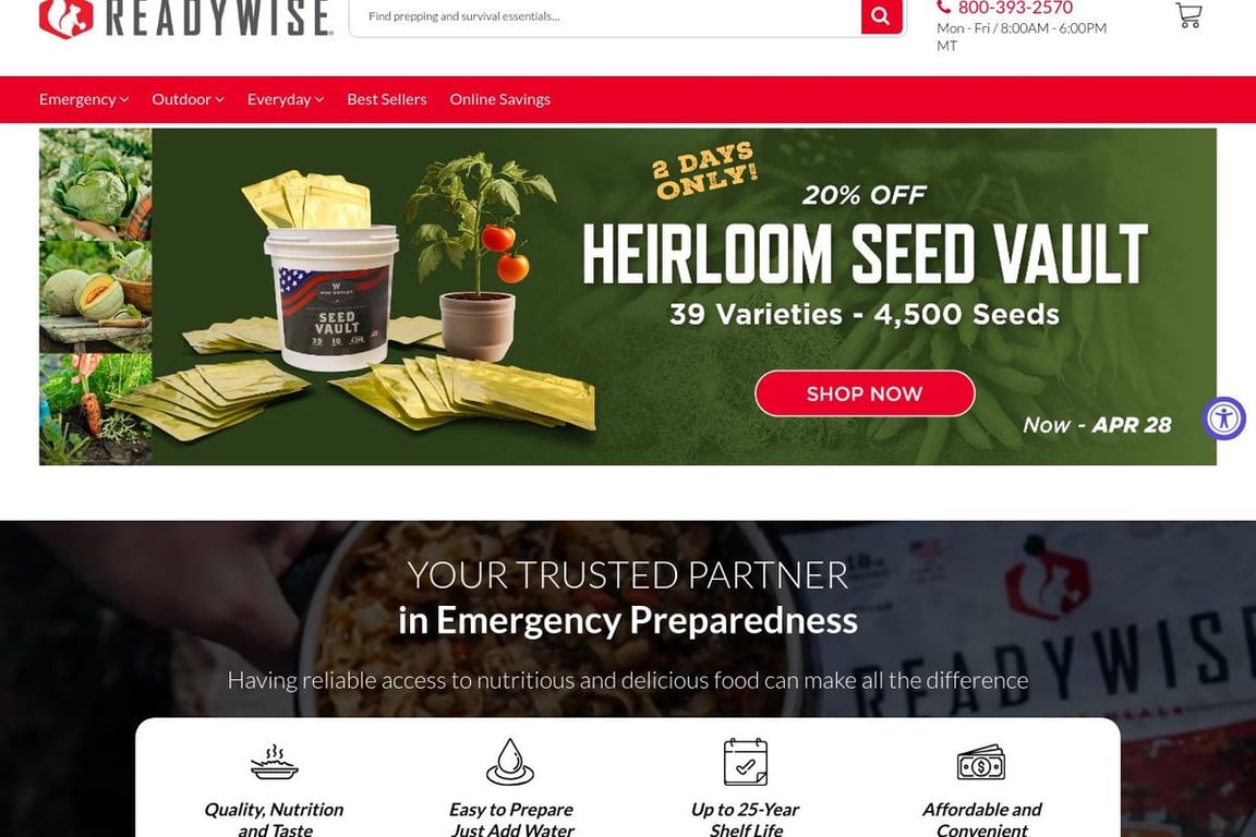 Wise Company homepage