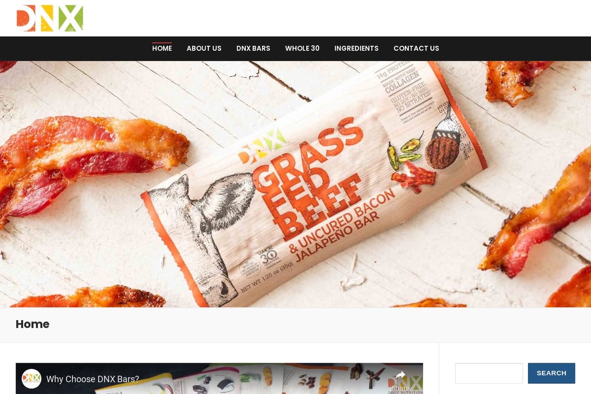 DNX Bar homepage