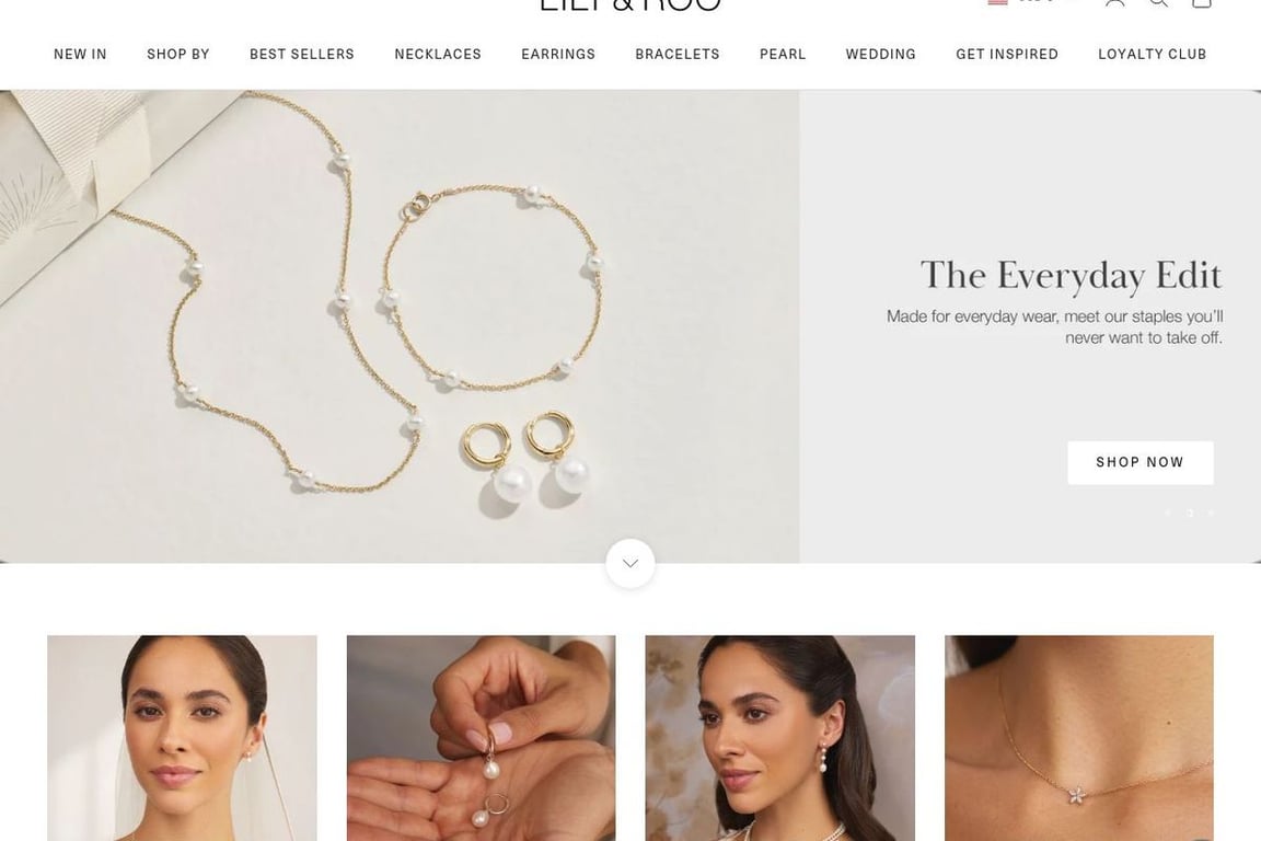 Lily & Roo homepage