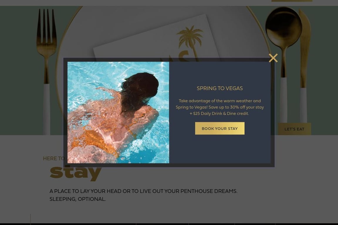 Palms Place homepage
