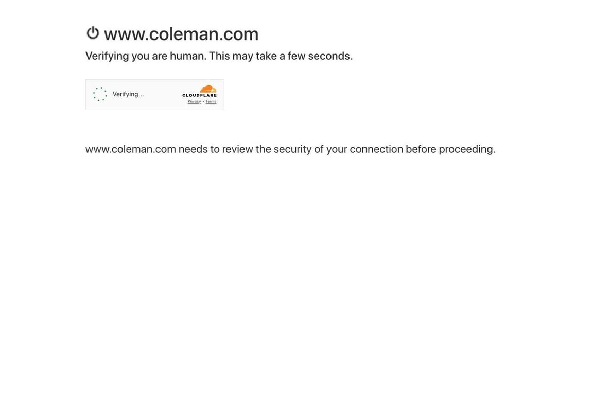 Coleman affiliate program signup page