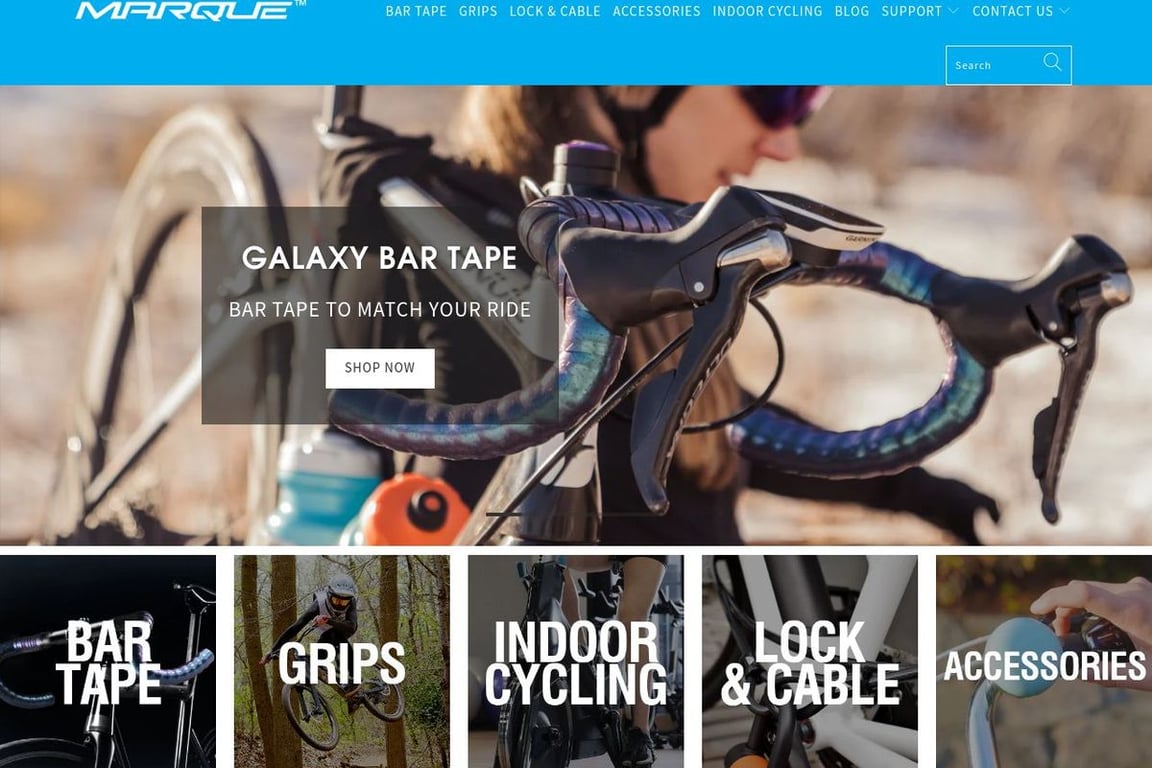 Marque Cycling homepage