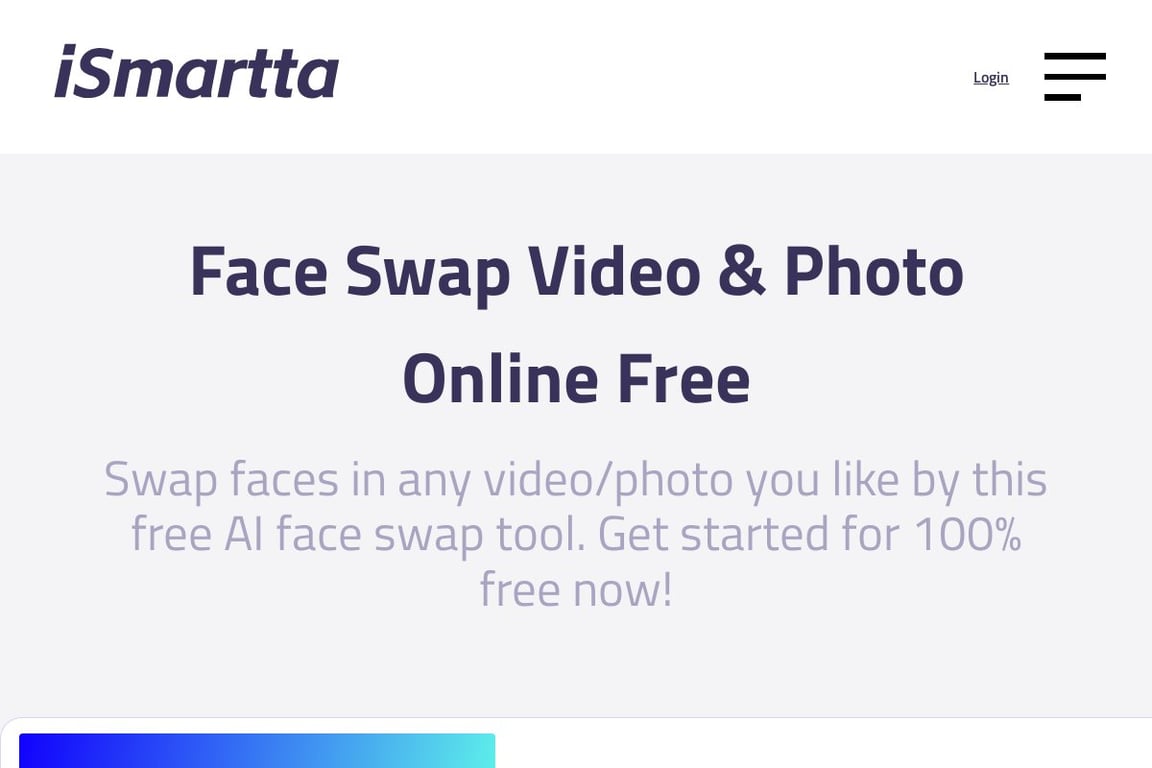 Smartta homepage