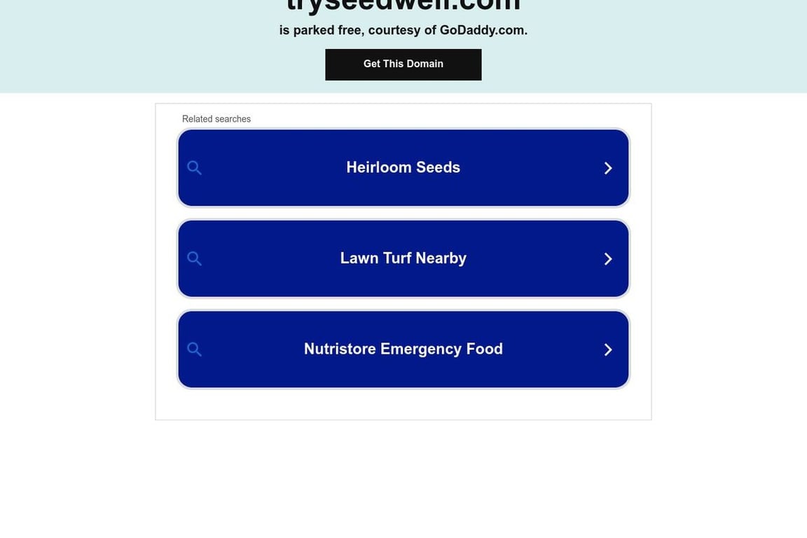 Seedwell homepage