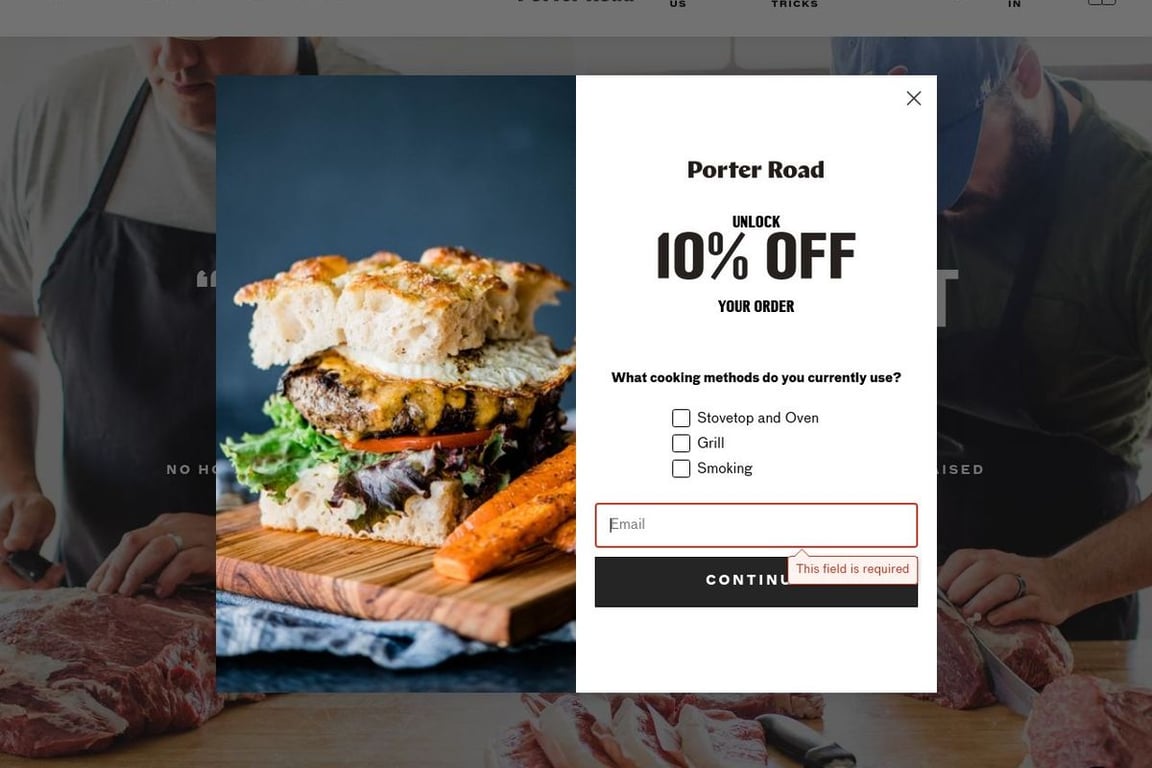 Porter Road Preferred homepage