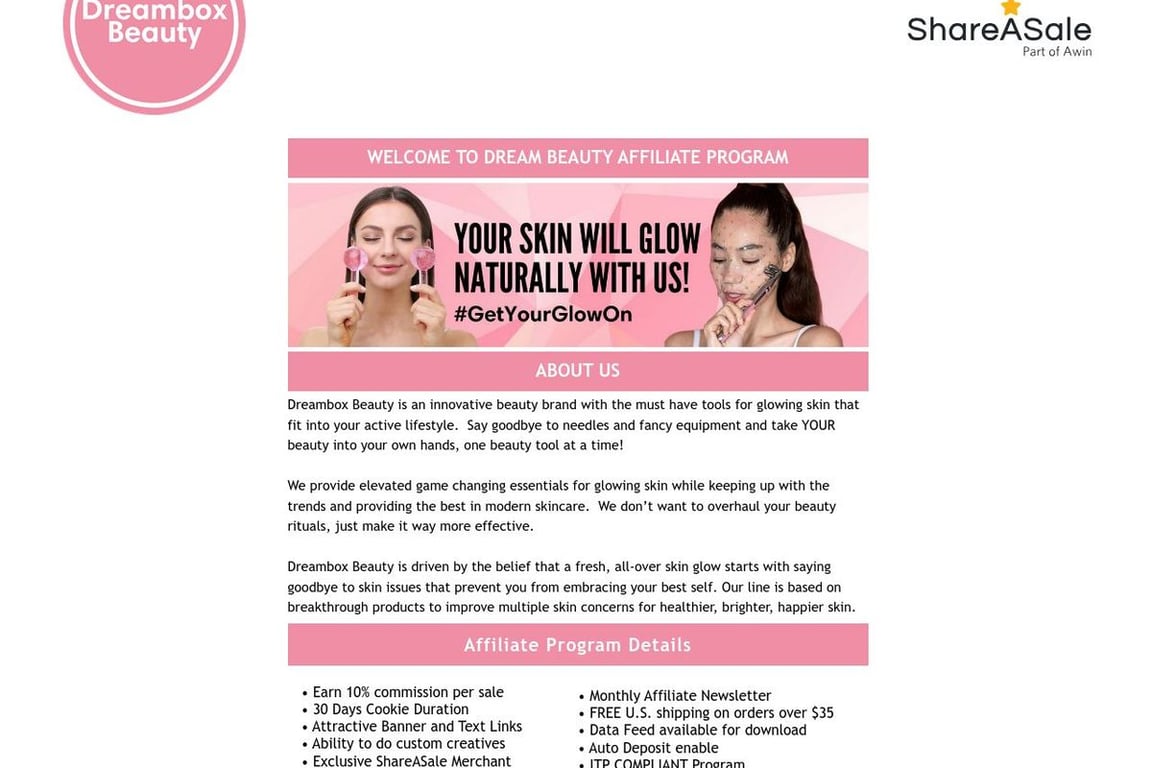 Lindh Koncept affiliate program signup page