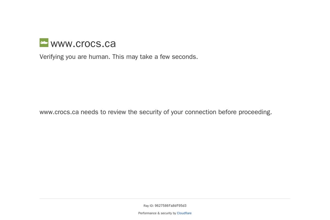 Crocs CA homepage