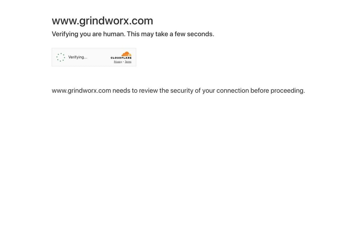 Grindworx homepage