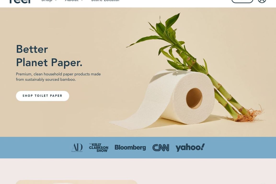 Reel Paper homepage