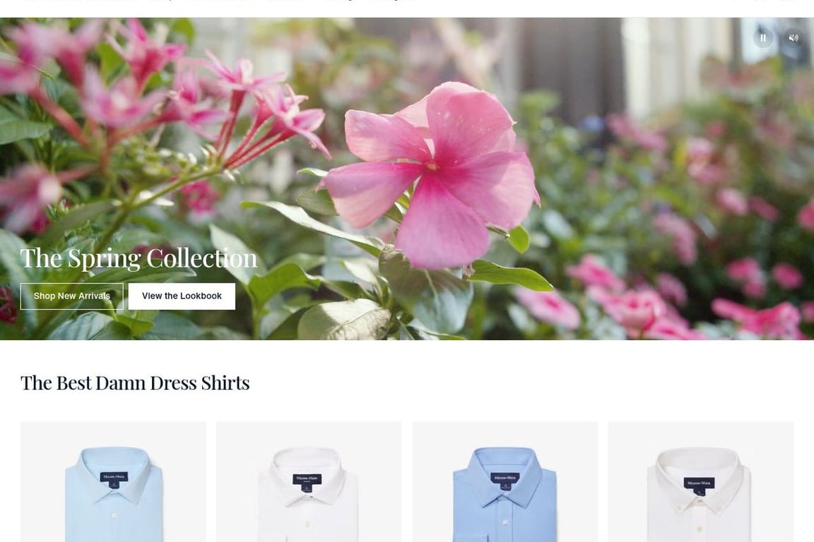 Mizzen+Main homepage