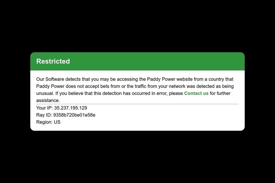 Paddy Power homepage