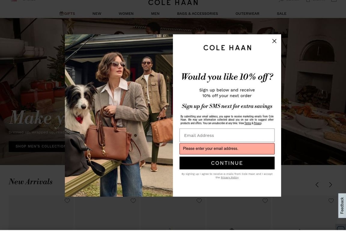 Cole hotsell haan website