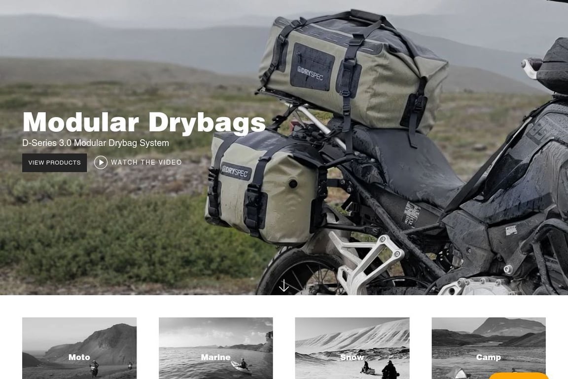 Dry Spec homepage