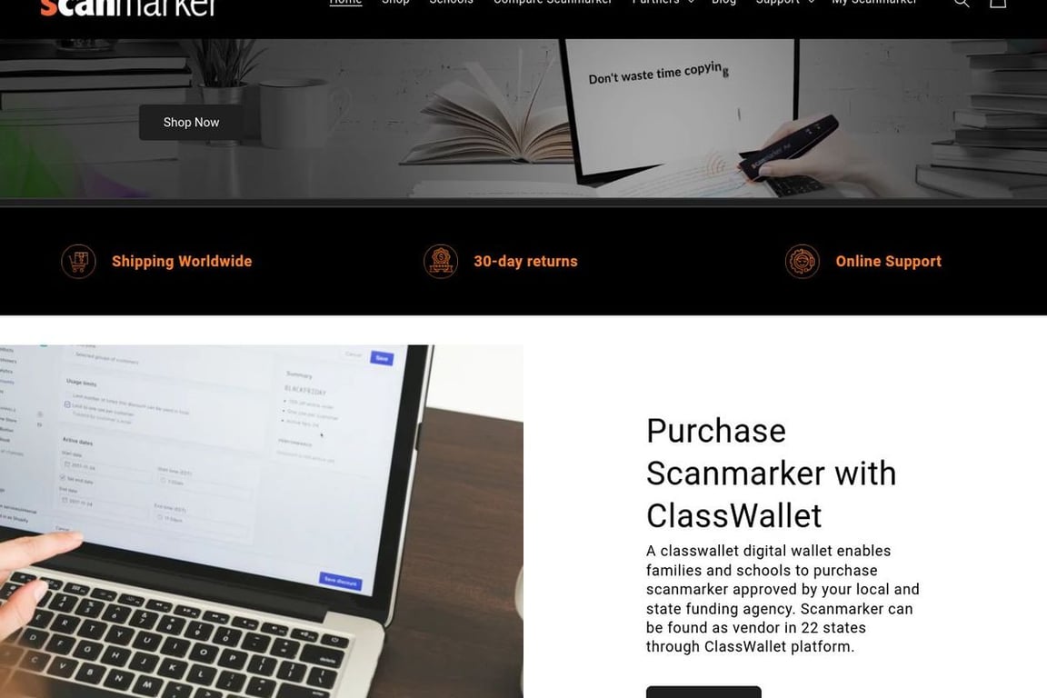 Scanmaker homepage