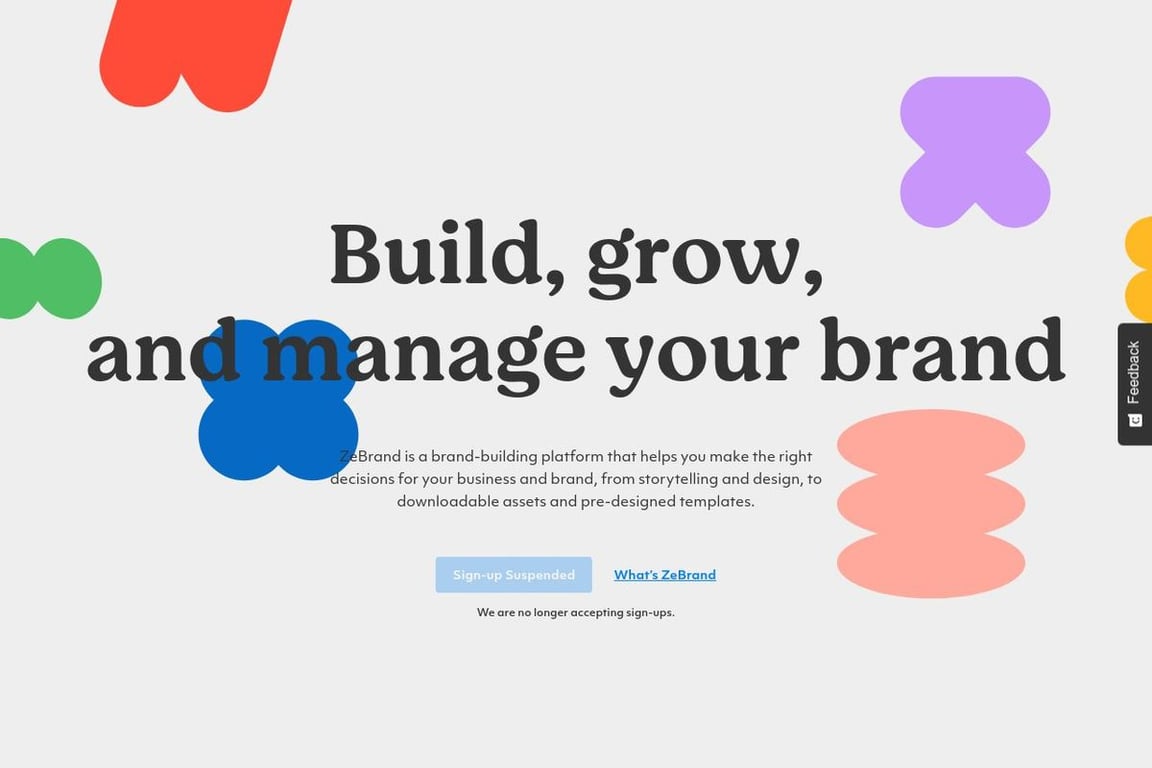 ZeBrand homepage