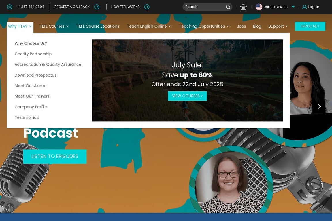 The TEFL Academy homepage
